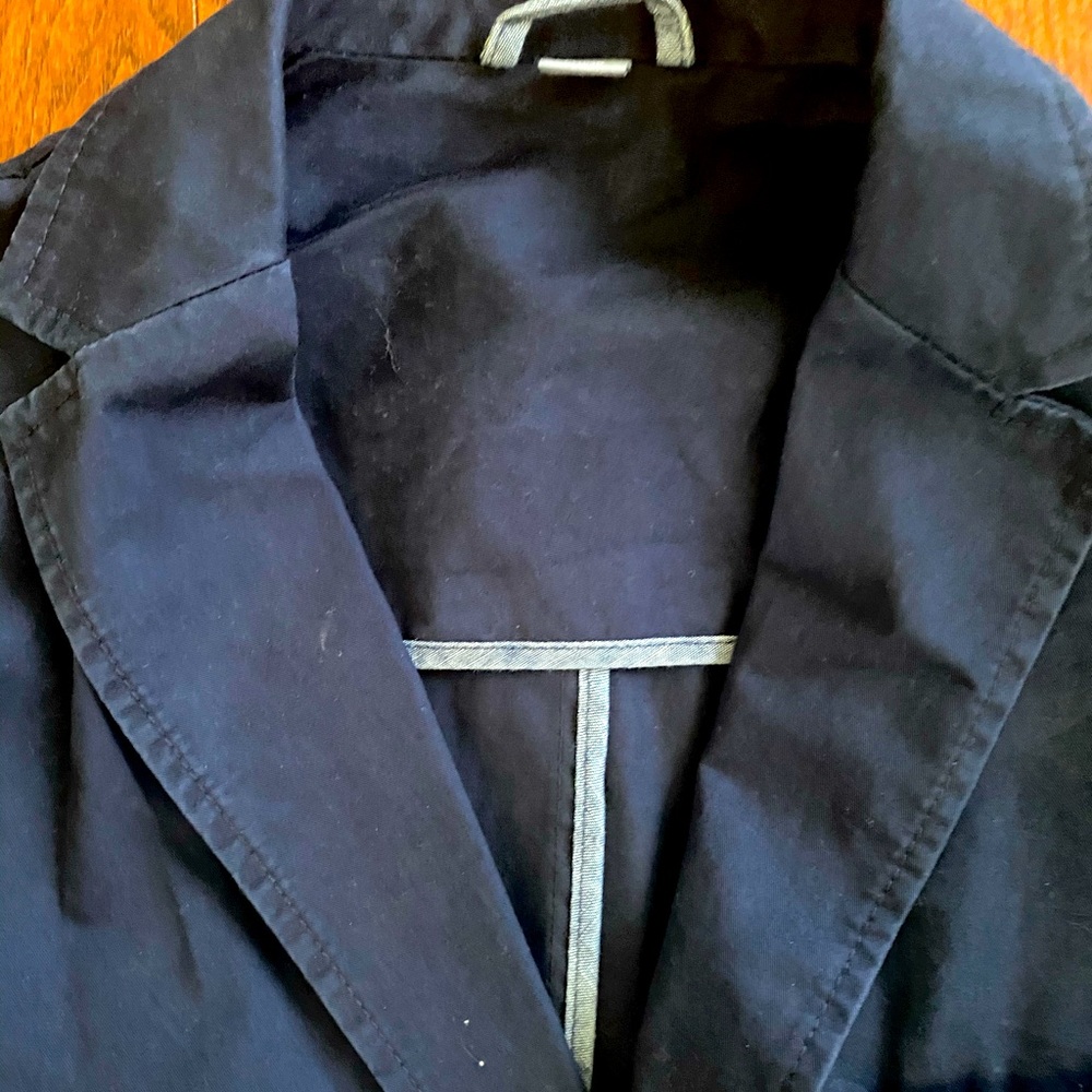 Old Navy mens cotton blazer. Navy Blue Medium